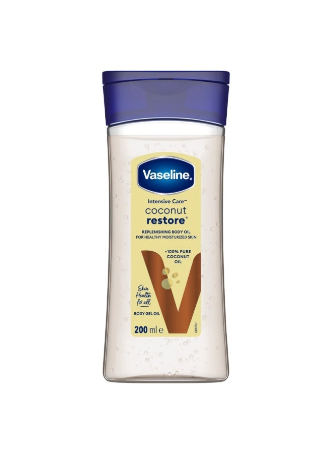Vaseline Intensive Care Coconut Restore Body Gel Oil 200Ml