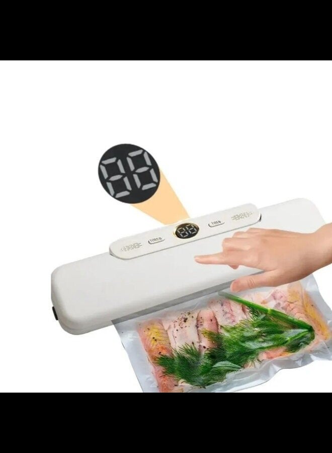 Denx Vacuum Machine With Automatic Shut-Off System For Food Preservation With Built-In Slicer - Image 1
