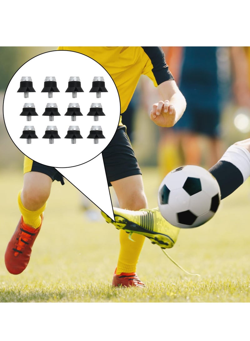 Football Studs Replacement Rugby Boot Studs, 12PCS Thumb Studs Rubber Studs, Anti-slip Sturdy Studs for Football Shoes, Metal Tipped Replacement Football Studs (2 Sizes) - Image 5