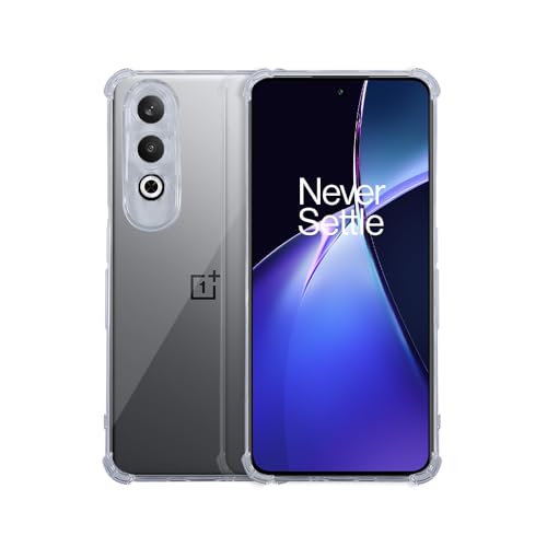7-Seven 7SEVEN® Back Cover for OnePlus Nord CE 4 5G Transparent Mobile Back Case Shock Proof Design Camera Edges Protection Crystal Clear 1+ Phone Case Silicon Soft TPU & Flexible One Plus Bumper Phone Cover - Image 1