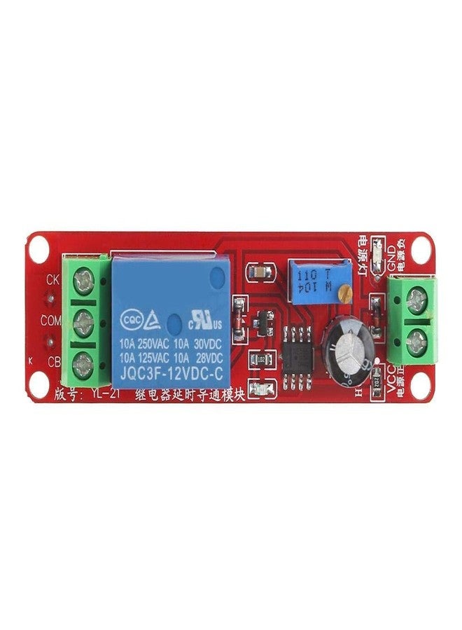 روبوكريز مفتاح مؤقت تأخير رقمي Robocraze Ne555 DC12V قابل للتعديل من 0 إلى 10 ثوانٍ KG093 - Image 4