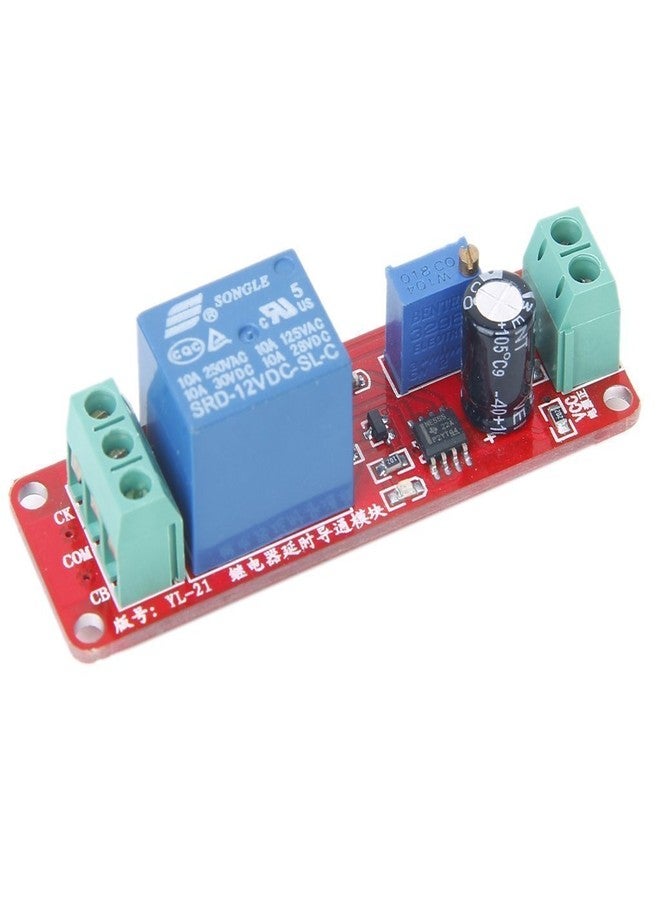 روبوكريز مفتاح مؤقت تأخير رقمي Robocraze Ne555 DC12V قابل للتعديل من 0 إلى 10 ثوانٍ KG093 - Image 1