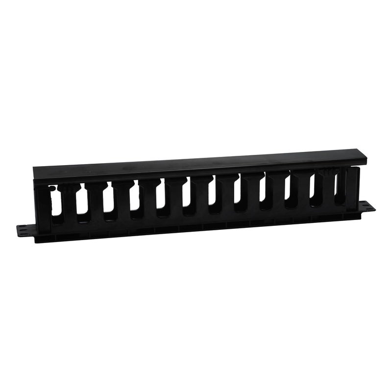 SR-Link Rack Mount Horizontal Cable Manager – High-Density 19" Server Rack Raceway (1U Metal Cable Manager) - Image 3