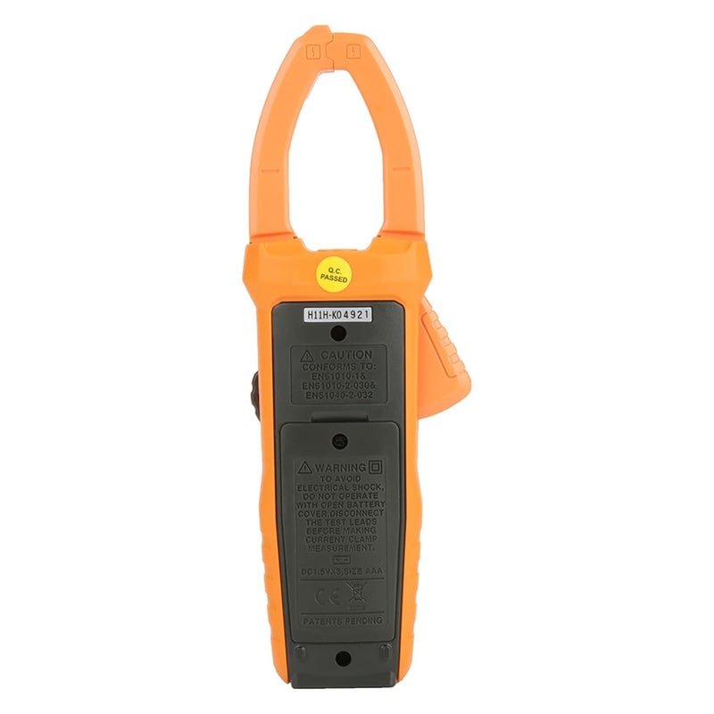 مقياس المشبك ACDC، PEAKMETER PM2128 مقياس مشبك رقمي محمول مع كشف عدم وجود جهد، شاشة LCD مع إضاءة خلفية، وأجهزة اختبار متعددة - Image 2