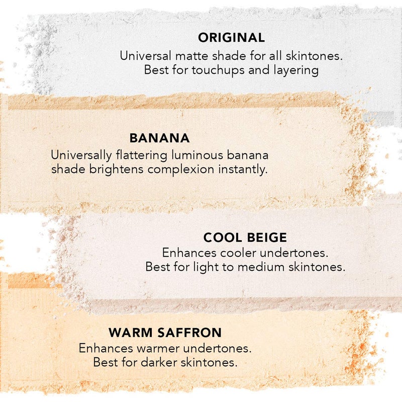 Dermablend Illuminating Banana Powder, Loose Setting Powder Makeup for Brightening and a Long-Lasting Luminous Finish, up to 16hr Wear, 0.63 oz. - Image 3