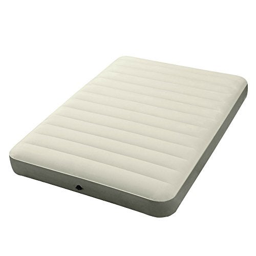 Intex Polyvinyl Chloride (PVC) Deluxe Single-High Dura-Beam Airbed with Fiber-Tech Construction, Full, Multicolour - Image 1