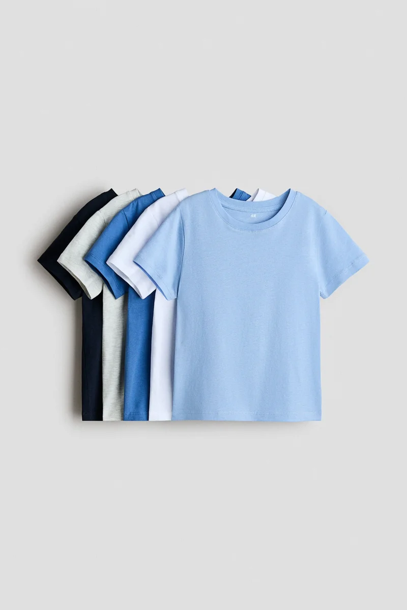 H&M 5-pack cotton T-shirts