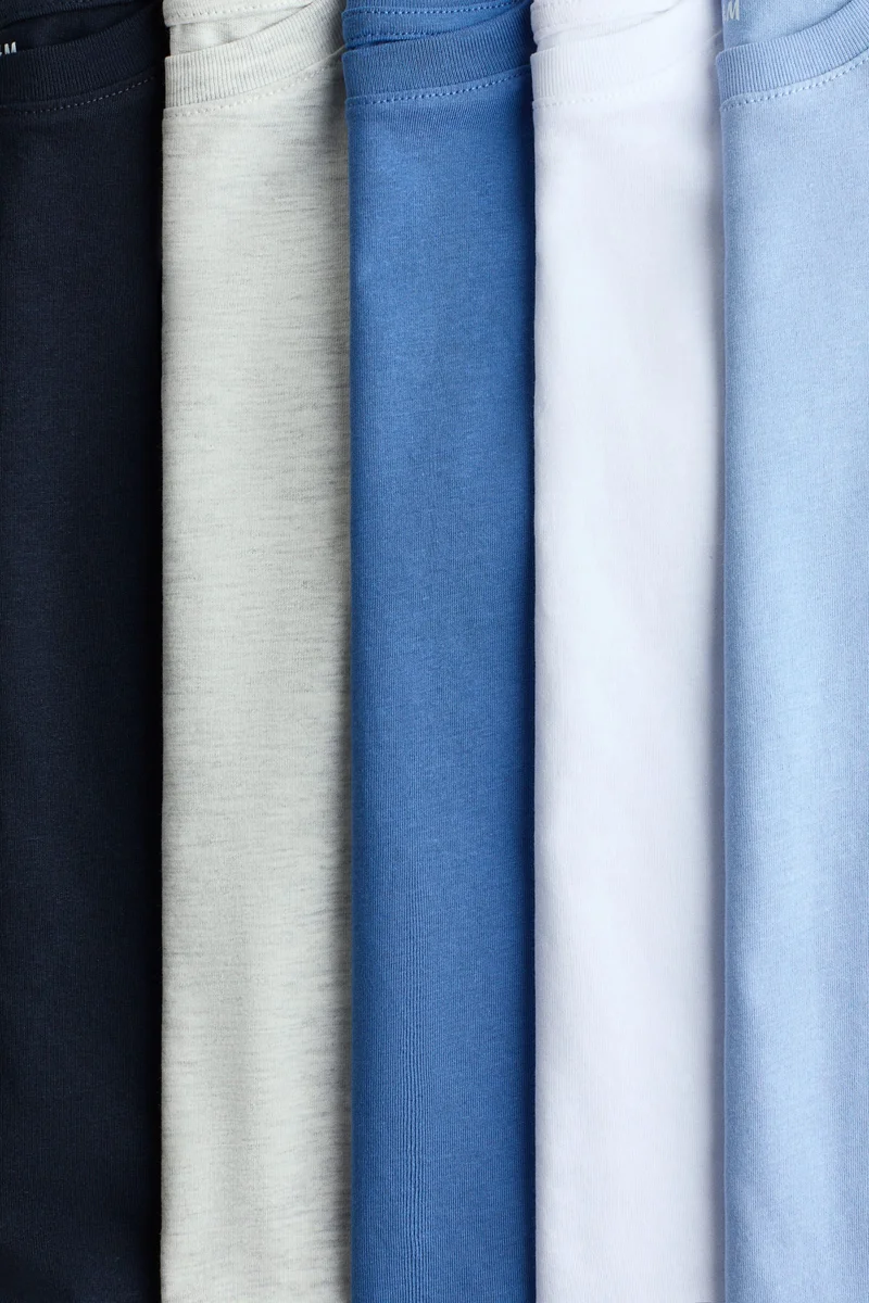 H&M 5-pack cotton T-shirts