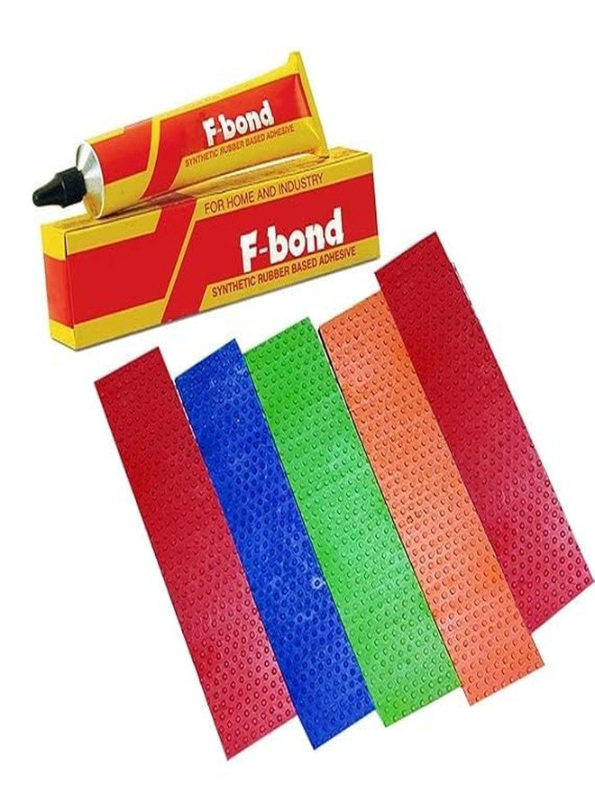 CRAZX Cricket Bat Toe Guard 5 Pcs with F-Bond & 4 Pcs Sand Paper for Full-Size Cricket Bat Protection,, Durable & Reliable Bat Care Kit - Image 5