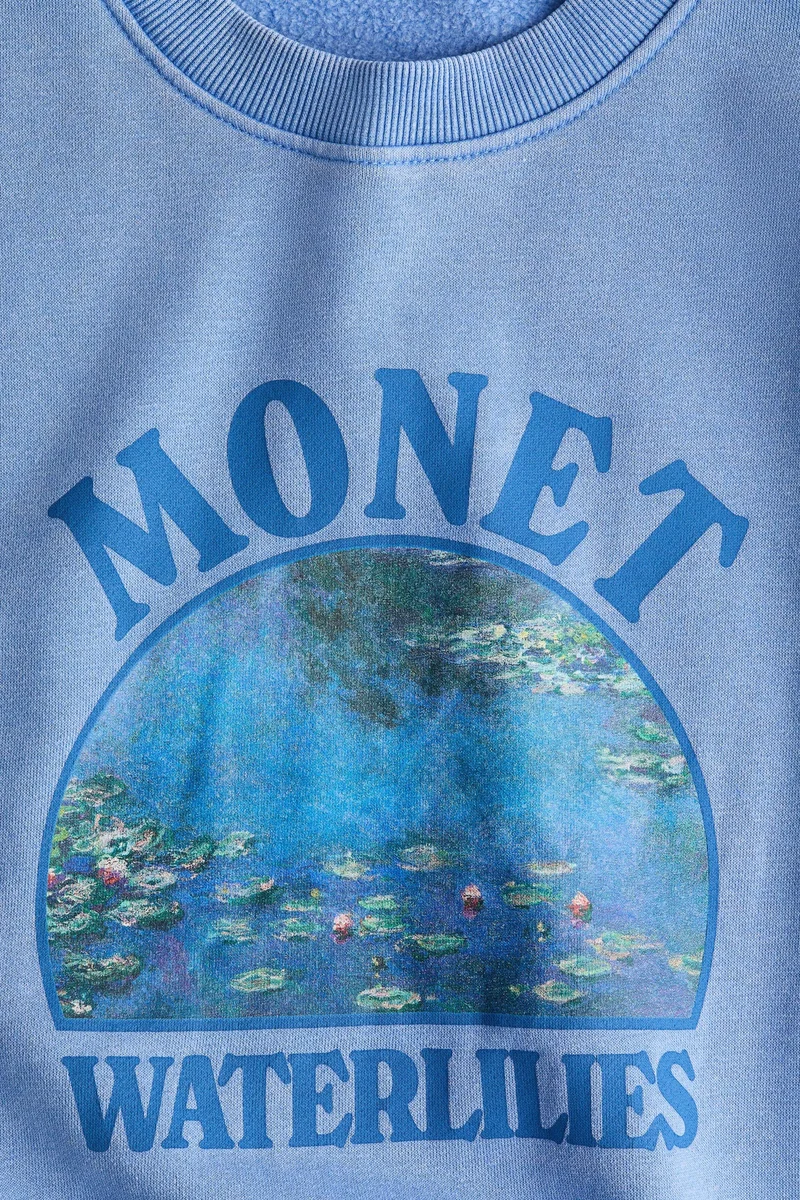 H&M Oversized print-motif sweatshirt