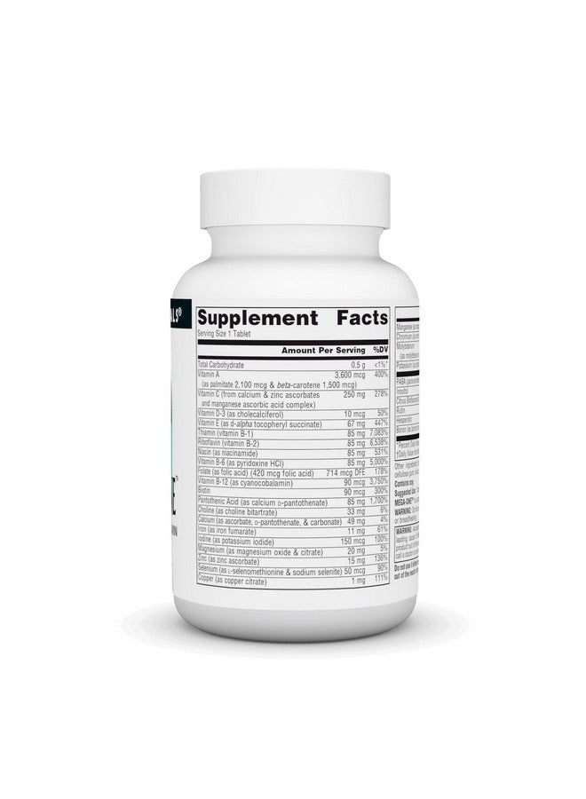 Source Naturals Mega-One Multi-Vitamin with Minerals* - 30 Tablets - Image 2