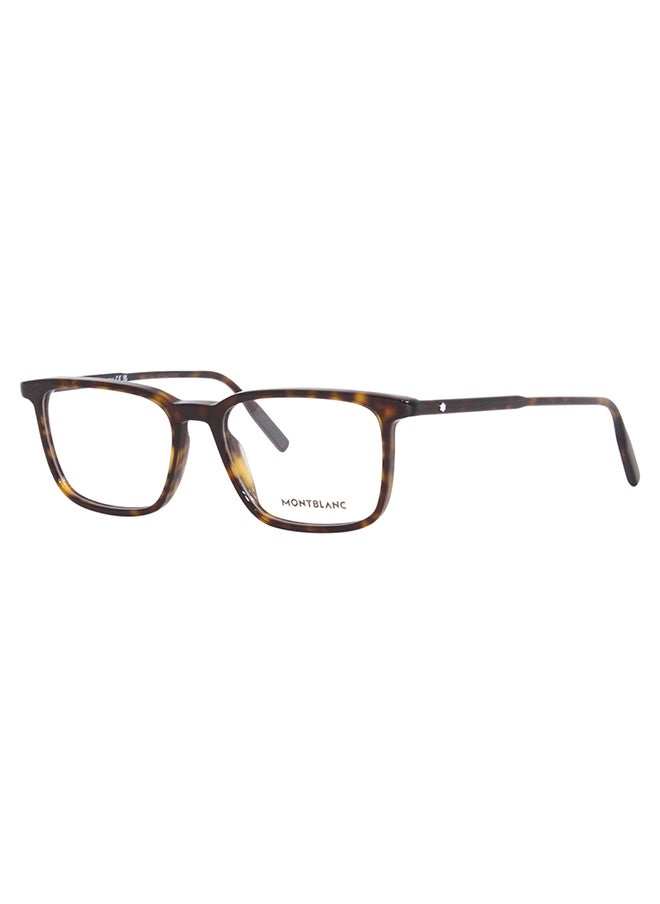 MONTBLANC Men's Rectangle Eyeglasses - MB01970 002 53 - Lens Size: 53 Mm  - Image 1