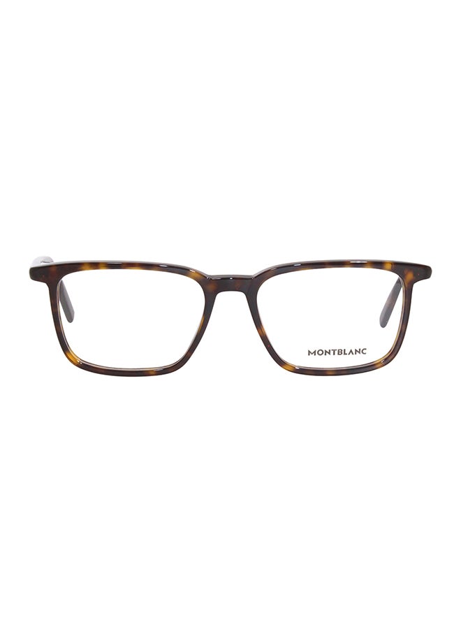 MONTBLANC Men's Rectangle Eyeglasses - MB01970 002 53 - Lens Size: 53 Mm  - Image 2