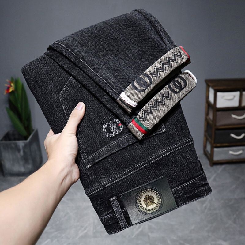 Unisex Classic Denim Jeans Loose Fit Daily Outdoor Wear - Image 4