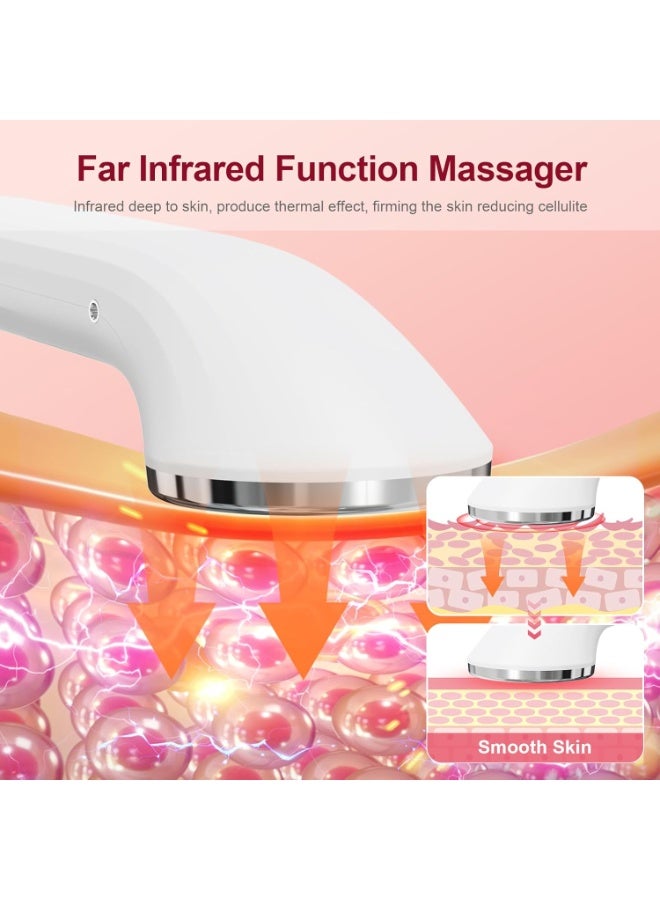 SYOSI 3-in-1 EMS Anti-Cellulite Massager，Ultrasonic Cavitation Machine for Face, Waist, Abdomen, Buttocks, Arms, and Legs – USB Rechargeable Body Shaping Device (White) - Image 3