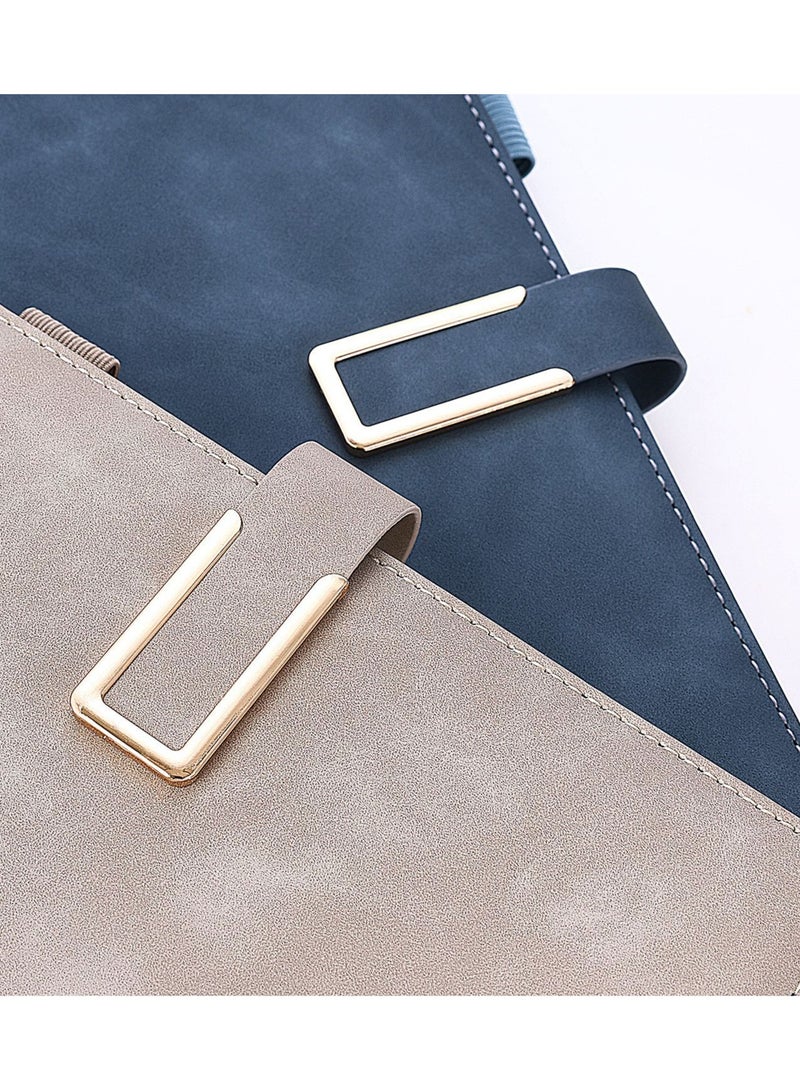 Generic Lined Journal Notebook for Women Men, 192 Pages A5 Hardcover Faux Leather Journals for Writing, Travel, Business, Work & School, College Ruled Notebooks for Note Taking, Diary Notepad (dark blue)  - Image 4
