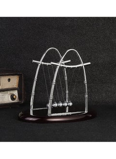 Y&D Newton's Balance Ball, Educational Science Balls Cradle Pendulum Stress Relief Toy Ornament for Home Office Desktop Decor Birthday Gift  - Image 5