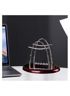 Y&D Newton's Balance Ball, Educational Science Balls Cradle Pendulum Stress Relief Toy Ornament for Home Office Desktop Decor Birthday Gift  - Image 4