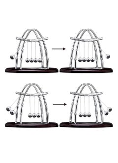 Y&D Newton's Balance Ball, Educational Science Balls Cradle Pendulum Stress Relief Toy Ornament for Home Office Desktop Decor Birthday Gift  - Image 3