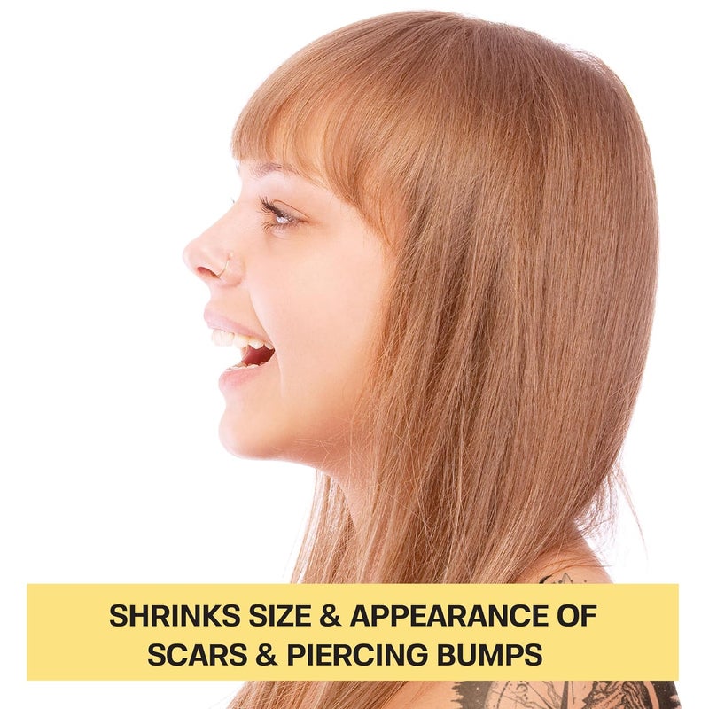 BASE LABORATORIES Piercing Keloid Bumps Shrinking Duo Piercing Bump Treatment 5oz Keloid Bump Removal Gel 2oz Keloid Scar Removal for all Scars Keloids Piercing Bumps - Image 2