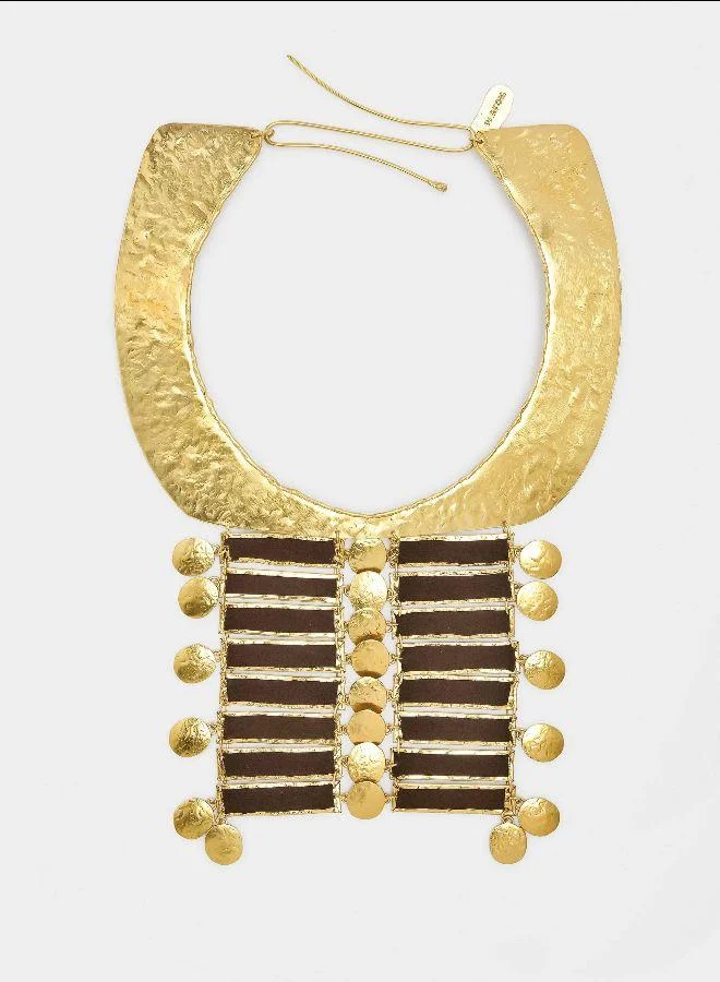 بارفوا عقد ماكسي مع قضبان أفقية