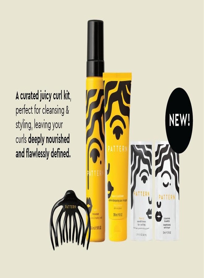 PATTERN Beauty by Tracee Ellis The Juicy Curl Kit for Curly & Coily Hair, 3a-4c, curly hair starter kit, texture hair travel products for curly hair. - Image 4