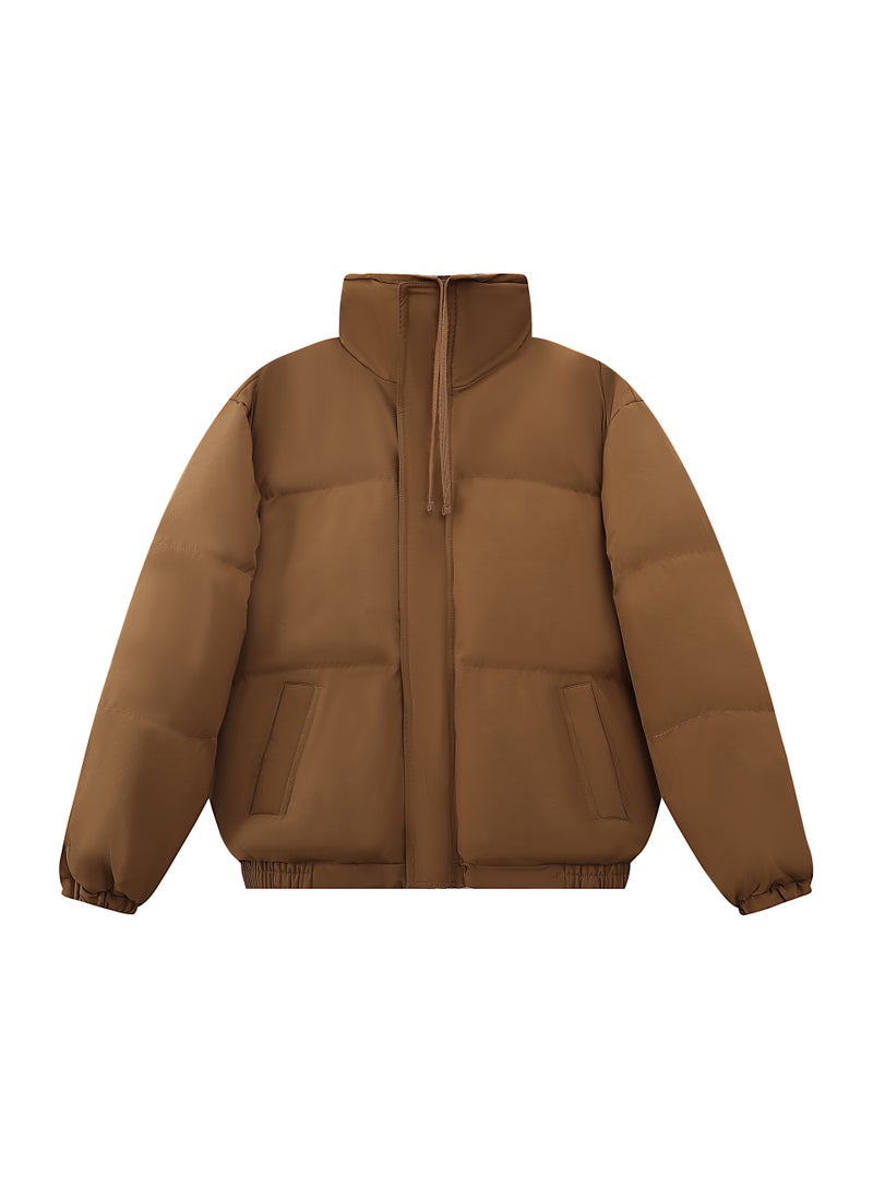 Generic - 1 x 5 pcs Unisex Essentials Oversized Thick Cotton Jacket Apricot - Image 1