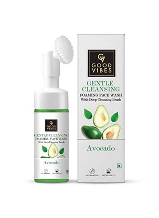 Avocado Gentle Cleansing Foaming Face Wash With Deep Cleansing Brush 150 Ml | Helps Remove Impurities Moisturizing Hydrating Cleanser For All Skin Types | No Parabens & Sulphates - pzsku/ZACAF7901E91D78CFE44DZ/45/_/1658745236/1f902008-99df-4345-920a-9fc4c02c9801