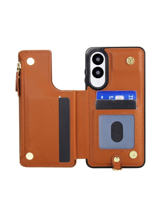 عام غطاء هاتف سامسونج جالكسي إس25 إيدج 5G - غطاء محفظة مع واقي شاشة زجاج مقوى وحزام معصم/كتف، حامل بطاقات مانع لـ RFID، موديل 2025 مقاس 6.66 بوصة للنساء. - Image 4