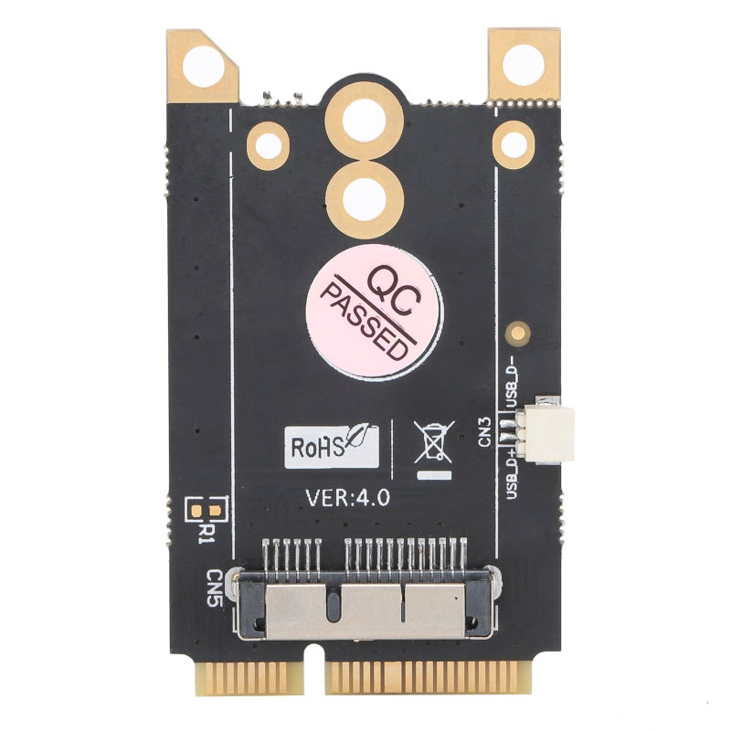 Mini PCI-E Adapter Card: Plug And Play Converter for 12 + 6-Pin WLAN Card - Driver-Free, OS X & Windows Compatible for Desktop Laptop Upgrade - Image 3