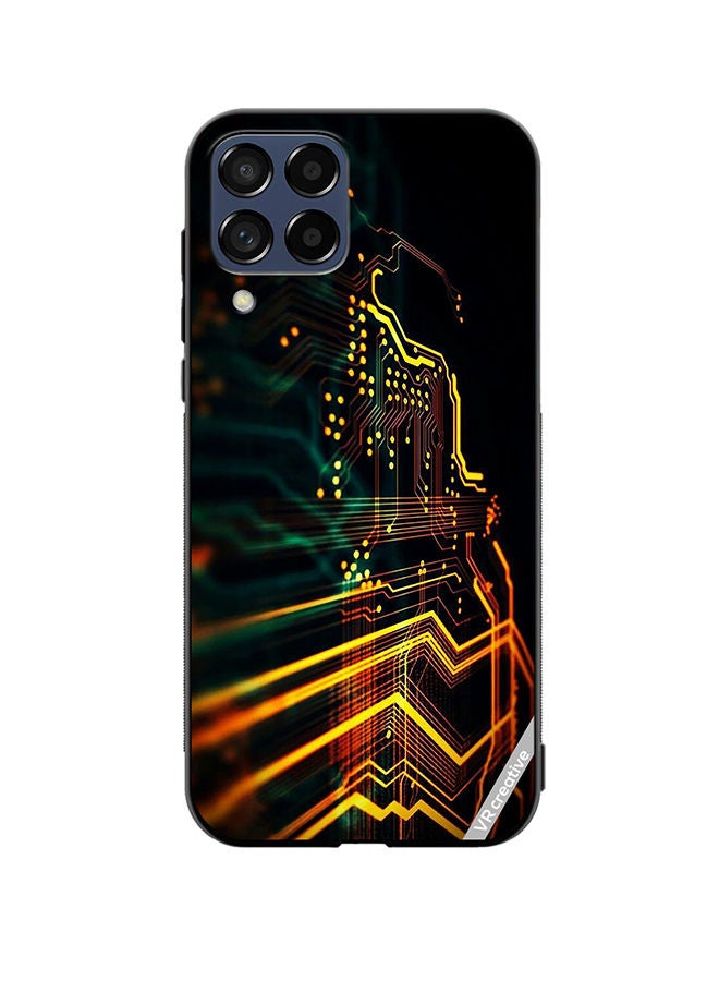 VR CREATIVE Protective Case Cover For Samsung Galaxy M33 Electronics Design Multicolour - Image 1