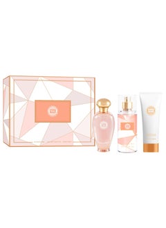 Hybrid  Company Women Viva Luck Rose 3 Pcs Gift Set50mlPerfume100mlMist80mlShower Gel