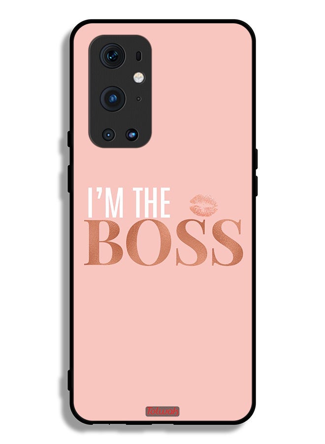 Tolwak OnePlus 9 Pro 5G Protective Case Cover I Am The Boss - Image 2