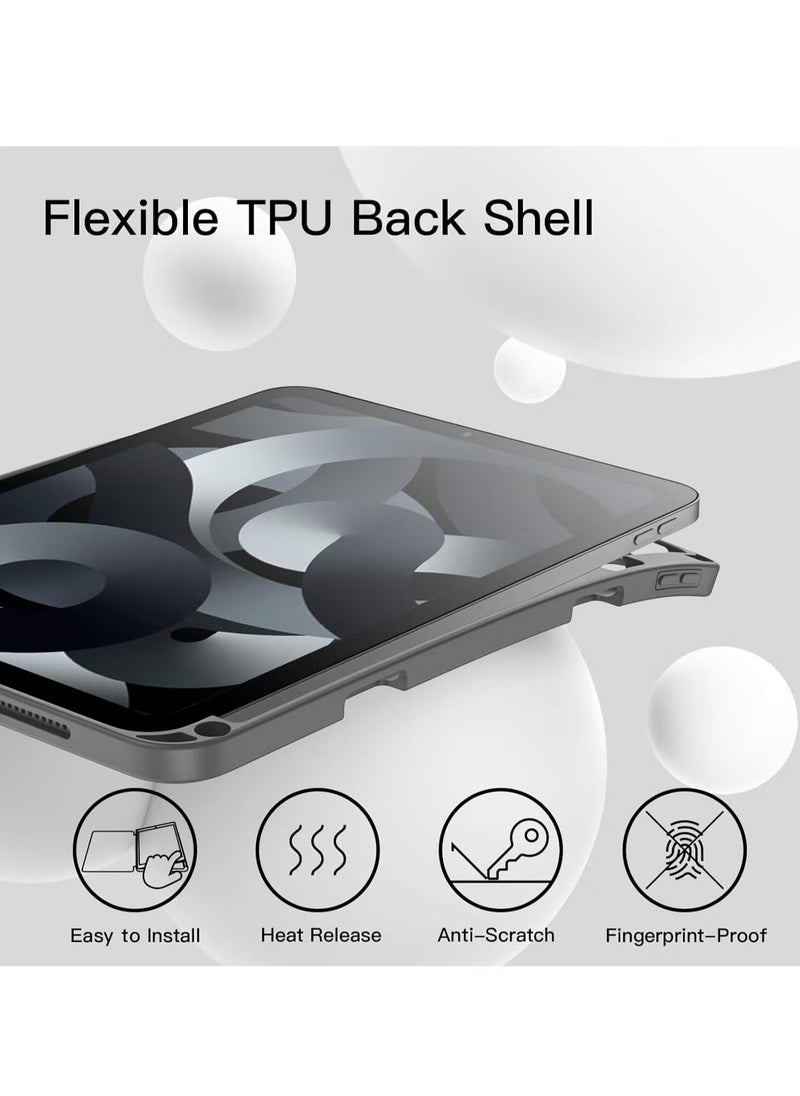 JAJEEK iPad Air 11-inch M2 2024 6th Generation Case with Pencil Holder – Silicone Magnetic Cover Slim Tablet Cover for iPad Air 11 inch M2 6th Generation - Image 3