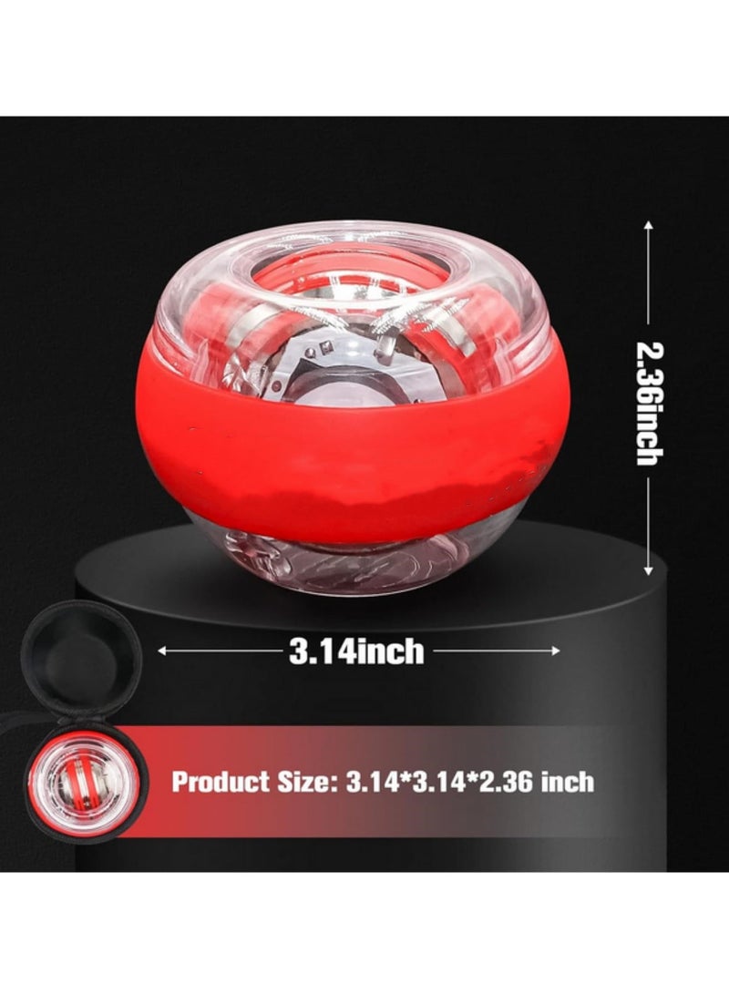 1pcs Powerball Wrist Trainer Ball Wrist Strengthener Gyro Self-Starting Forearm Trainer Gyro Ball for Strengthening Muscles with LED Lights - Image 2