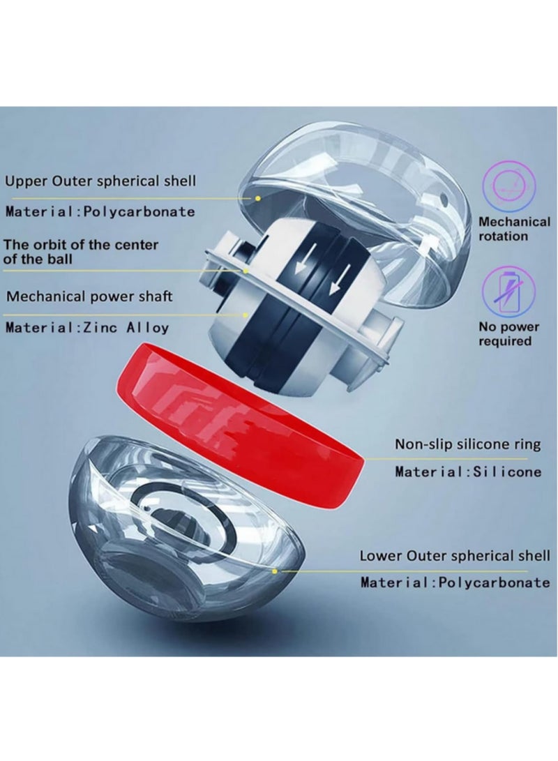 1pcs Powerball Wrist Trainer Ball Wrist Strengthener Gyro Self-Starting Forearm Trainer Gyro Ball for Strengthening Muscles with LED Lights - Image 4