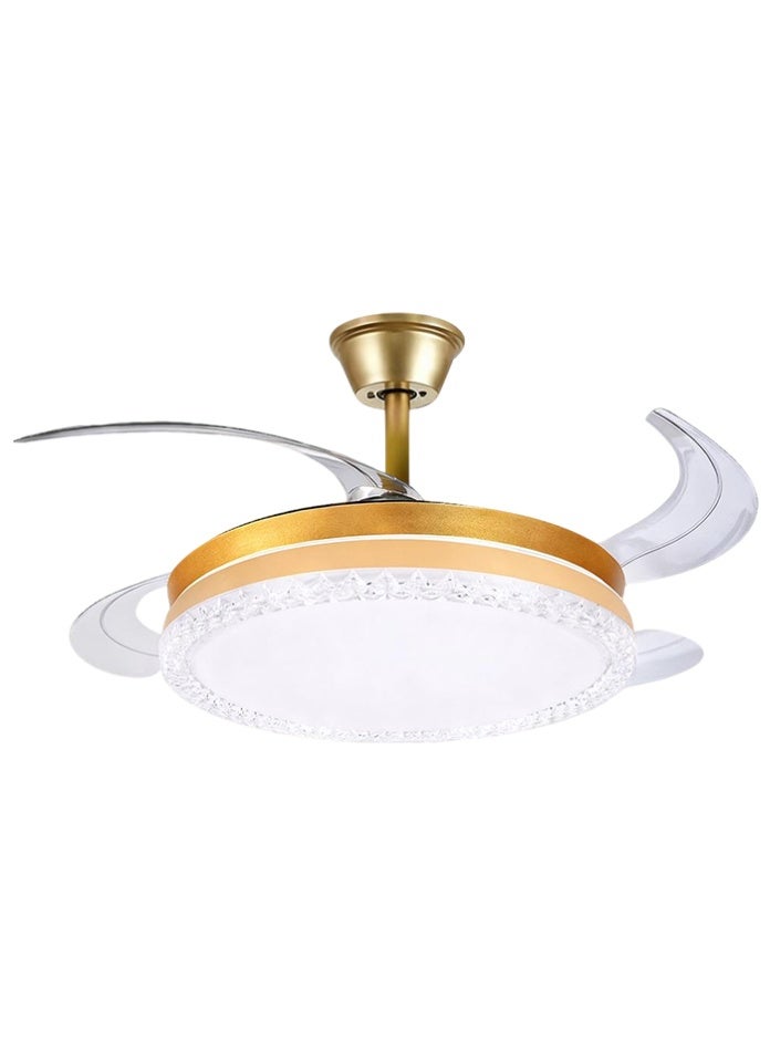 MODI 72W LED Ceiling Fan with Light, 3 Color Lighting & Remote Control – Modern Chandelier for Living Room & Bedroom - Image 2