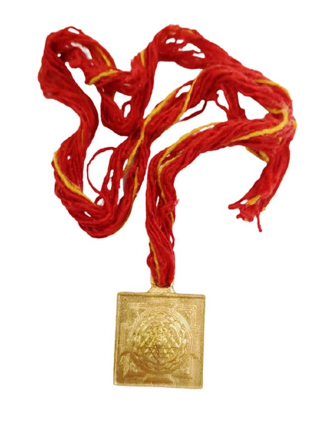 numeroastro Meru Shri Yantra Brass Pendant for Men and Women (1 Pc) - Image 2