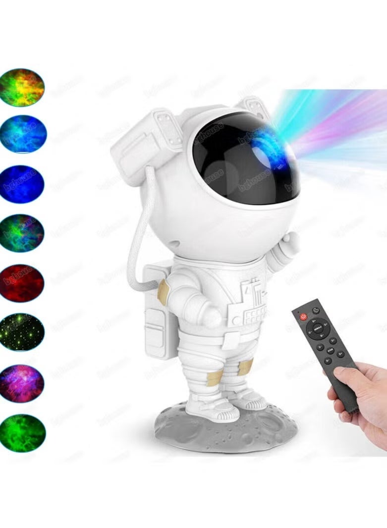 Astronaut Star Projector Galaxy Night Light Nebula Ceiling LED Light With Timer And Remote Control - Image 1
