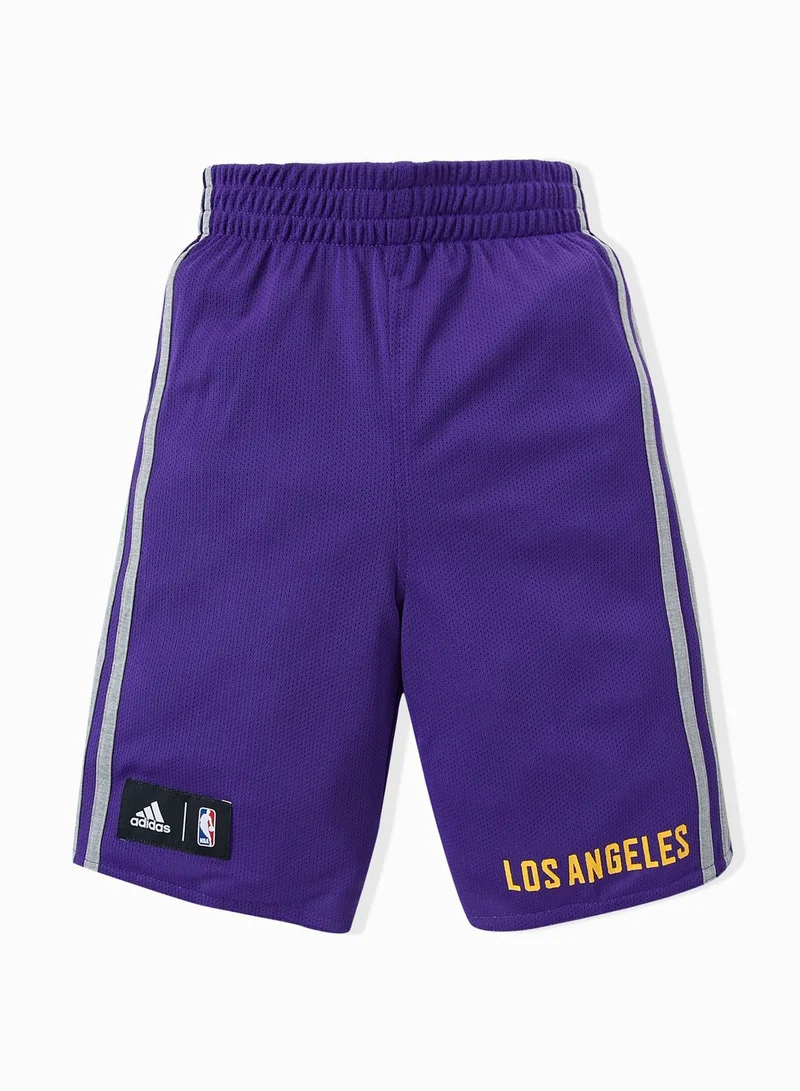 Adidas Kids Los Angeles Lakers Reversible Shorts