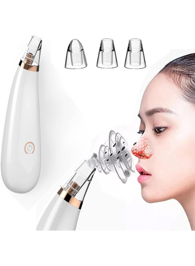 Blackhead Remover Vacuum, Pore Vacuum with 3 Replaceable Suction Probes and 1 Cartoon Hairband, Acne Comedone Blackhead Whitehead Extractor Tool, Facial Pore Cleaner - Image 1