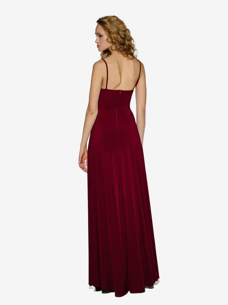 HICCUP V-Neck Maxi Dress with Slit