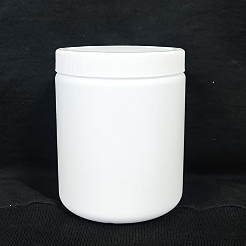 Patco PATCO 650ml White HDPE Empty Container for Ayurvedic Powder Storage ContainerKitchen StorageGym Powder StorageAir Tight Pack of 12  - Image 1