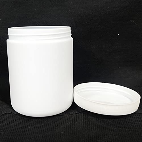 Patco PATCO 650ml White HDPE Empty Container for Ayurvedic Powder Storage ContainerKitchen StorageGym Powder StorageAir Tight Pack of 12  - Image 4