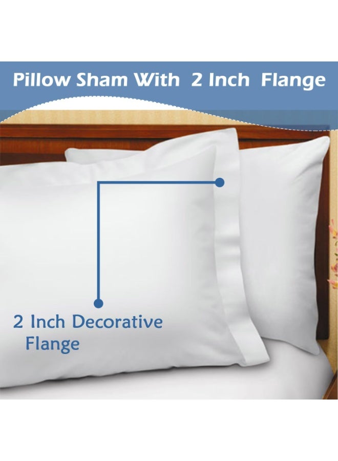 Joybos Pillow Protector Premium 2 Packs, Premium Quality Waterproof 100% Soft Cotton Queen Size Pillows Case Cover 75 x 50cm - Image 3