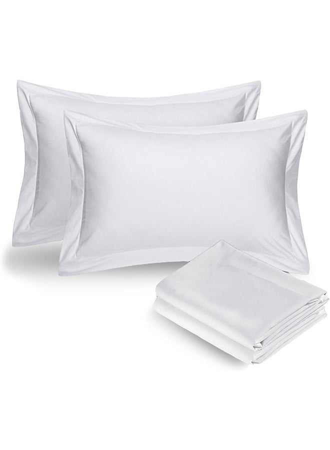 Joybos Pillow Protector Premium 2 Packs, Premium Quality Waterproof 100% Soft Cotton Queen Size Pillows Case Cover 75 x 50cm - Image 1