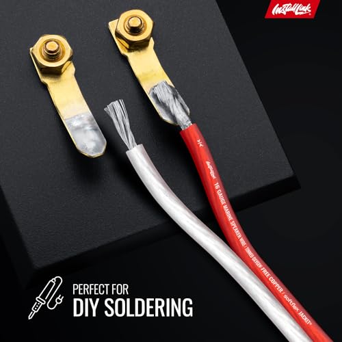 Install Link 16 AWG Gauge Marine Speaker Wire Cable, Tinned OFC (100 Feet) - Image 5