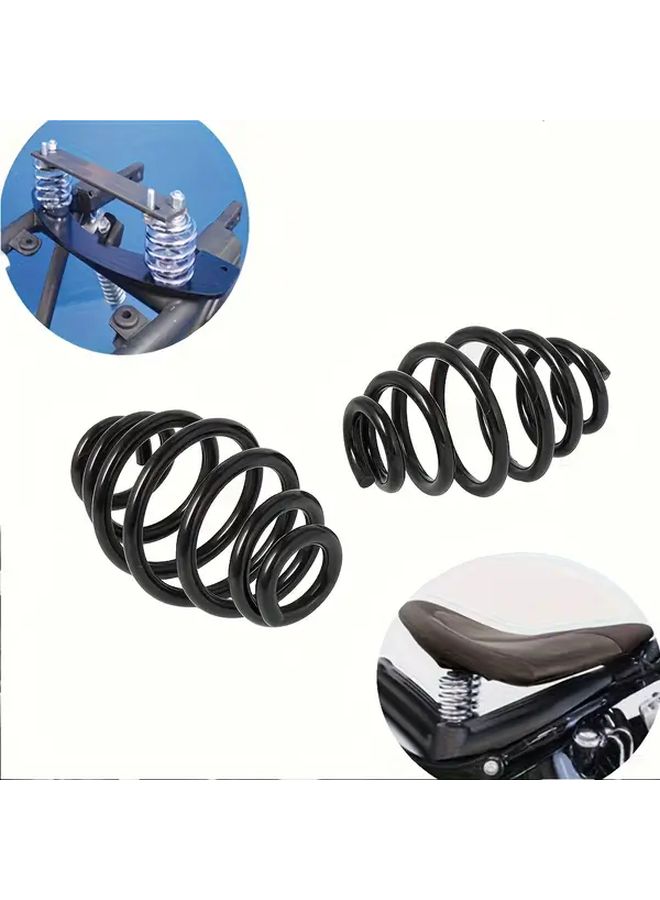 Motorcycle Single Seat Installation Kit Silvery With Seat Spring And Cushion Wrap For Modification - Image 1
