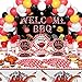 Capoda 165 Pcs BBQ Party Decorations Picnic Party Decors BBQ Background Cloth with Rope Picnic Plastic Tablecloth Barbecue Tableware Supplies Set for Summer Birthday Baby Shower Parties - Image 3