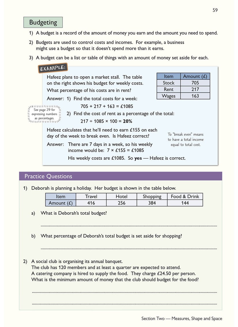 null - Functional Skills Maths: Edexcel Level 2 - Study & Test Practice - Image 1